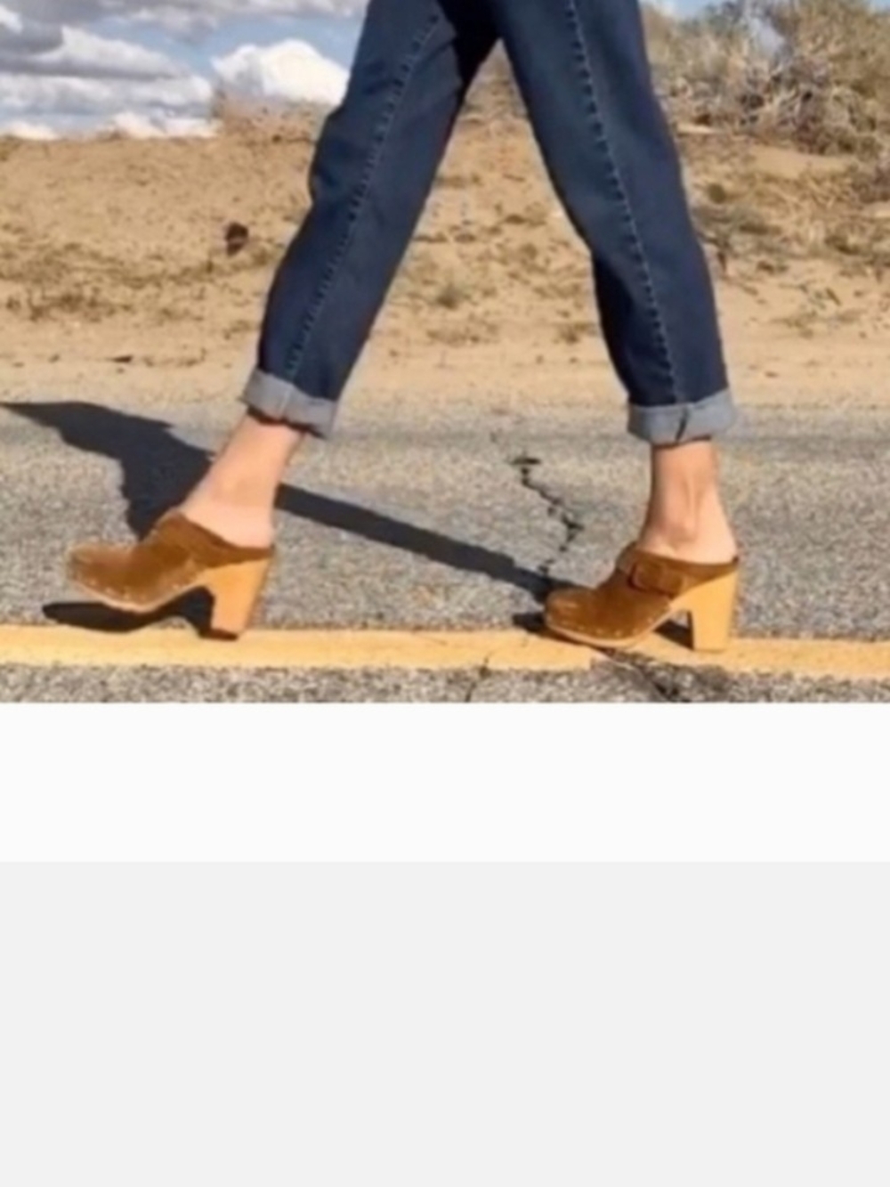 NWOT Veronica Beard Tan Suede Slip-On Clogs - Picture 11 of 16